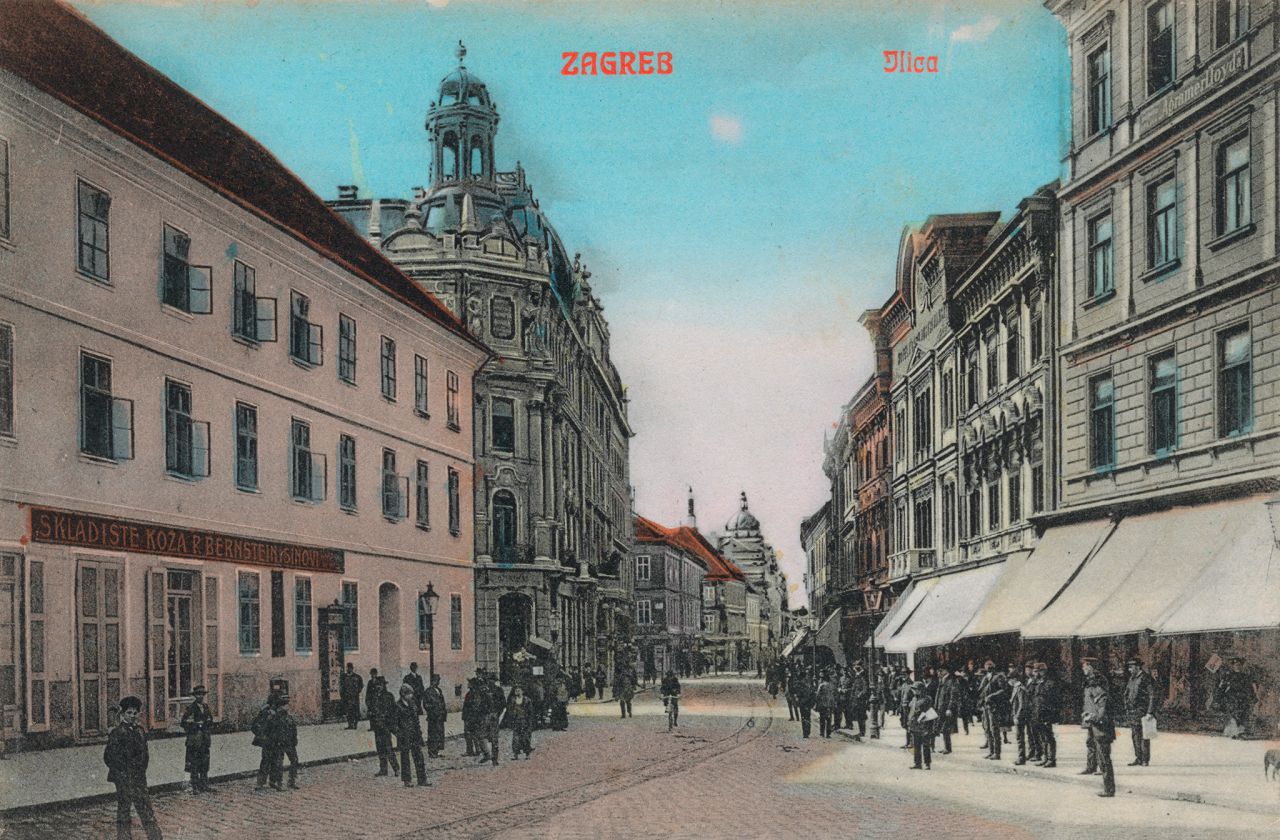 Ilica, oko 1905. godine E